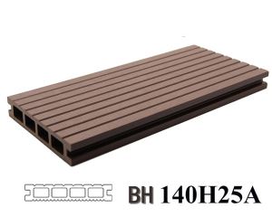 Trä plast komposit trall WPC Panel utomhus golv Pest-resistenta Anti-UV byggnad Material 140X25A